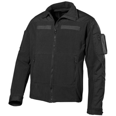 Mfh Us Combat Fleece Jacket Black Size Small from B&Q