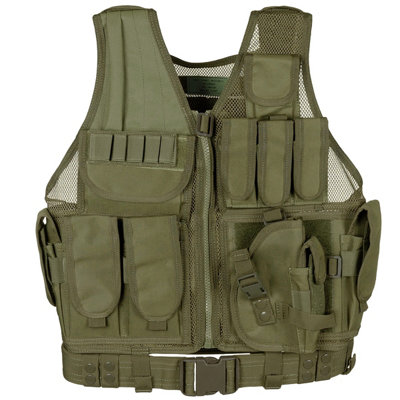 Mfh Usmc Vest With Belt Od Green from B&Q