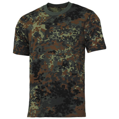 Mfh Us Streetstyle T-Shirt Flecktarn Size Small from B&Q