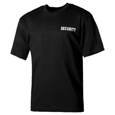 Mfh T-Shirt With Security Print Black Size Xxxxx Large from B&Q