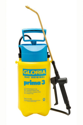 Gloria Prima 3 Pressure Sprayer Garden 3 Litre Capacity Adjustable Brass Nozzle Compact For The Small from B&Q