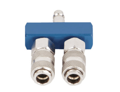 Scheppach Air Compressor Line Splitter / DistributorQuick Coupling Euro 1/4" Bsp Connector from B&Q