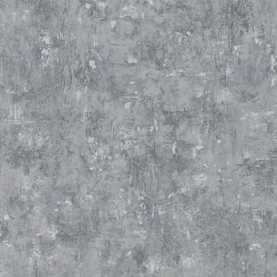 Galerie Paste The Wall Textured Metallic Wallpaper from B&Q