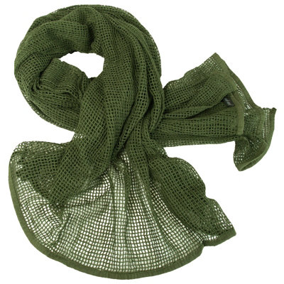 Mil-Tec Net Mesh Scarf Neck Cover Olive from B&Q