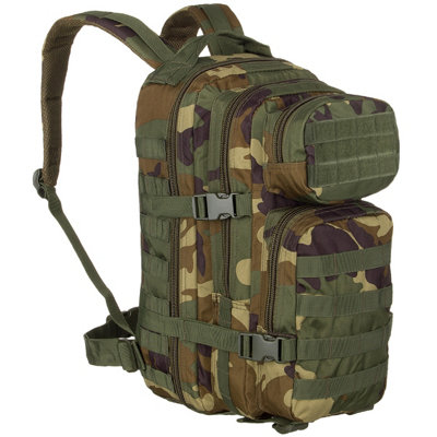 Mil-Tec Molle Us Backpack Small Woodland from B&Q