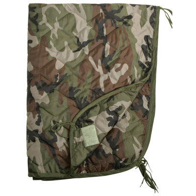 Mil-Tec US Style Poncho Liner Quilted Blanket CCE Camo Bivy Camp Biking - Image 3