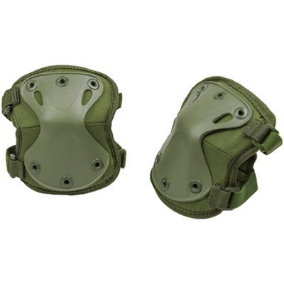 Mil-Tec Protect Elbow Pads Protection Army Combat Guard Skating Gear Work Olive - Image 2