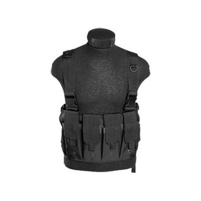 Mil-Tec Mag Carrier Chest Rig Black from B&Q