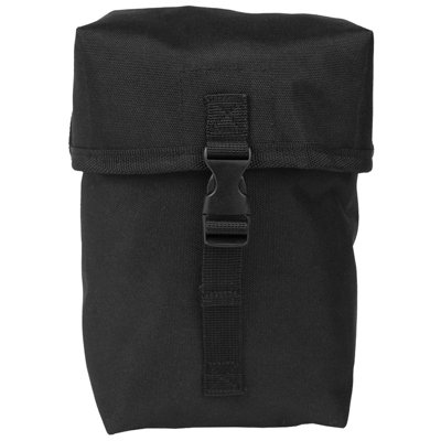 Mil-Tec Utility Pouch Large Molle Black from B&Q