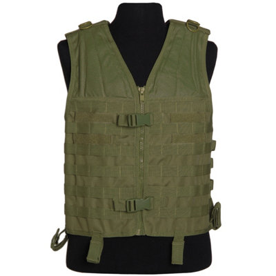 Mil-Tec Molle Carrier Vest Olive