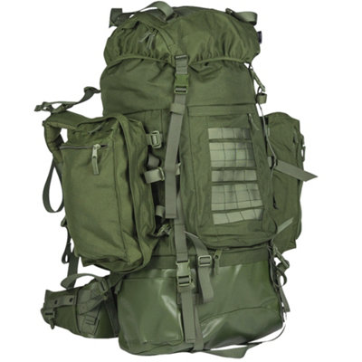 B&Q -  Backpack 100L Rucksack Olive