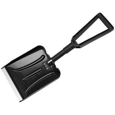 Mil-Tec ABS Foldable Snow Shovel Lightweight Foldable Gardening Winter Black - Image 2