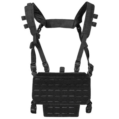 Mil-Tec Lightweight Chest Rig Black from B&Q
