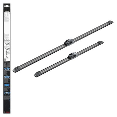 B&Q -  Aerotwin Flat Wiper Blade Set 26" 650mm & 18" 450mm A524S 3397007524 X2
