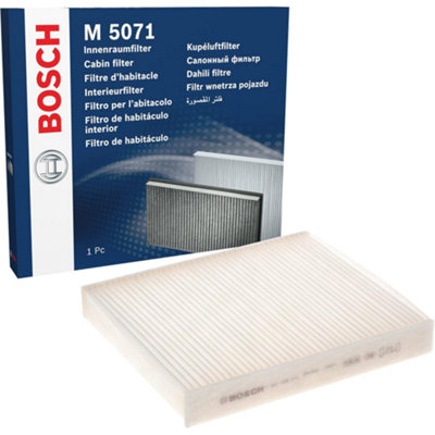 Bosch Cabin Air Pollen Filter 1987435071M5071 Efficient Filtration Reduces Allergens from B&Q