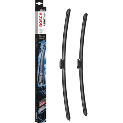 Bosch Aerotwin Flat Wiper Blade Set 23" 575mm & 21" 530mm A314S 3397014314 X2 from B&Q