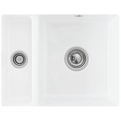 Villeroy & Boch Subway 60 Xu 1.5 Ceramic Undermount Sink 545 X 440 mm Left-Hand BowlWhite from B&Q