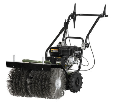 Lumag Power Brush Broom Sweeper Gamul K6 60Cm Petrol Yard Sweeper from B&Q