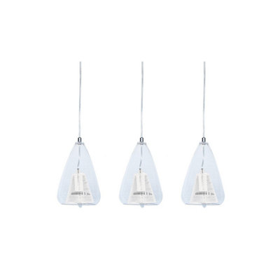 B&Q -  Luminosa Vera Bar Pendant Ceiling Light White 3X E14