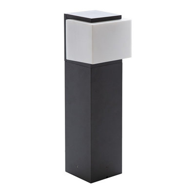Luminosa Lighting Anthracite Luminosa Fede Outdoor Bollard Ip44 1X E27 Size 1