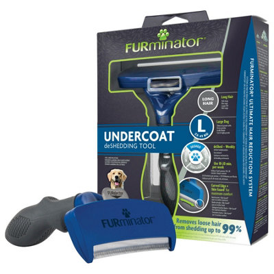 Furminator L Dog Undercoat ToolLong Hair from B&Q