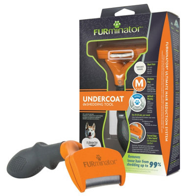 Furminator Deshedding Tool For Med Short Hair Dog from B&Q