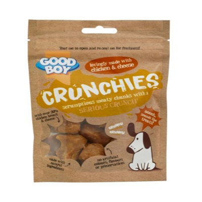 Good Boy Crunchies Chicken Dog Treats 60G (Pack Of 8) from B&Q