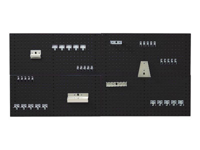 Bott 14031422.19 Perfo Panel & Hook Kit Anthracite Grey Bot140314229 from B&Q