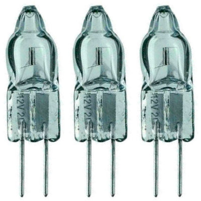 Osram Halogen Oven G4 Capsule 10W 12V Dimmable Halostar Warm White Clear (3 Pack) from B&Q