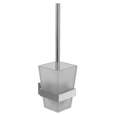B&Q -  Elements Striking Toilet Brush Set Chrome
