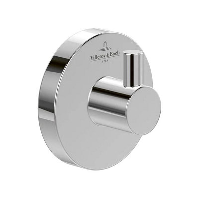 Villeroy & Boch Villeroy And Boch Elements Tender Robe Hook In Chrome Tva15101100061 from B&Q