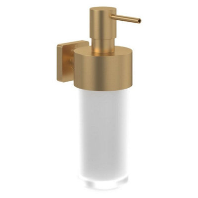 Villeroy & Boch Elements Striking Soap Dispenser Brushed Gold from B&Q