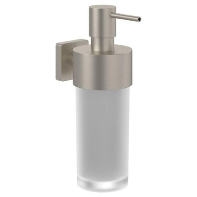Villeroy & Boch Elements Striking Soap Dispenser Matt Brushed Nickel from B&Q