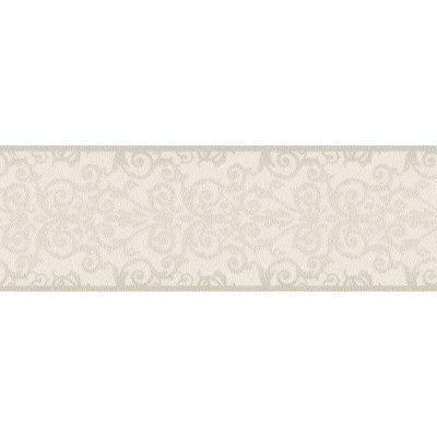 As Creation Bricoflor Beige And Ivory Baroque Leaf Free Match Wallpaper Border Scrubbable And Strippable 5.00 X 0.17 M from B&Q