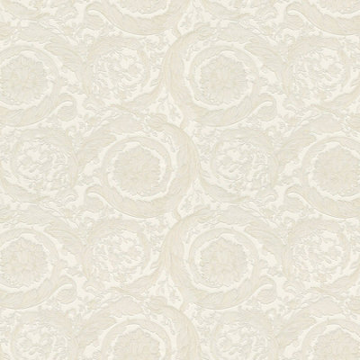 As Creation Bricoflor Cream Baroque Effect Textured Non-Wove Vinyl Wallpaper Strippable And Scrubbable Wallpaper 10.05 X 0.70 M from B&Q