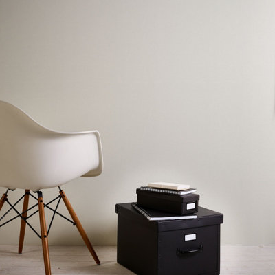 As Creation Bricoflor Plain White Wallpaper Great For Bedroom Wallpaper 10.05 X 0.53 M from B&Q