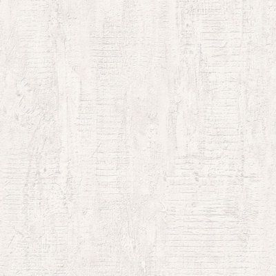 As Creation Bricoflor White Concrete Industrial Effect Wallpaper Paste The Wall Vinyl Strippable Wallpaper 10.05 X 0.53 M from B&Q