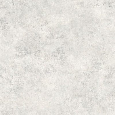 As Creation Bricoflor White Concrete Effect Wallpaper Paste The Wall Washable And Strippable Vinyl Wallpaper 10.05 X 0.53 M from B&Q