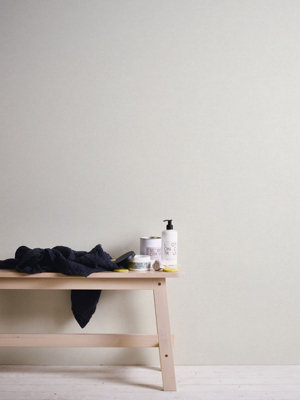 As Creation Bricoflor Non-Woven WallpaperPlain Wallpaper In White10,05 X 0,53 M