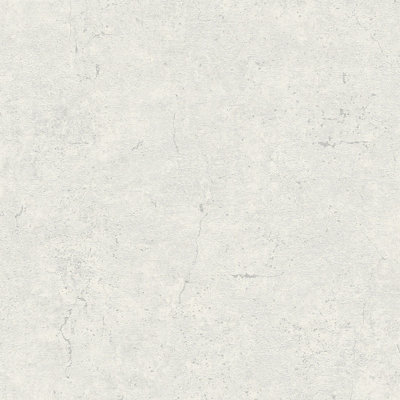 As Creation Bricoflor Concrete Wallpaper White Cement Effect Wallpaper Industrial Concrete Wallpaper With Distressed Effect 10.05 X 0.53 M from B&Q