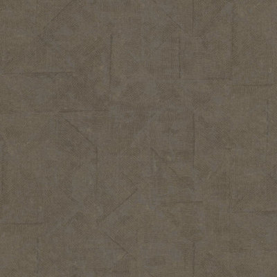 Galerie Absolutely Chic Brown Grey Metallic Distressed Geometric Texture Smooth Wallpaper from B&Q