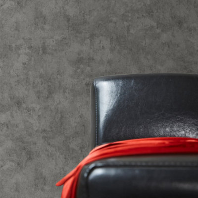 Galerie Horizon Grey Mottled Texture Wallpaper from B&Q