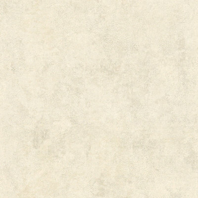 As Creation Bricoflor Non-Woven WallpaperPlain Wallpaper In BeigeCreamSilver10,05 X 0,53 M
