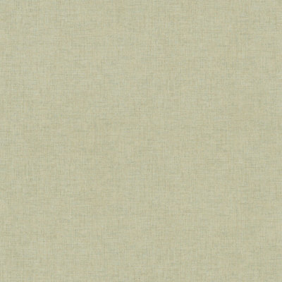 As Creation Bricoflor Non-Woven WallpaperPlain Wallpaper In Green10,05 X 0,53 M from B&Q