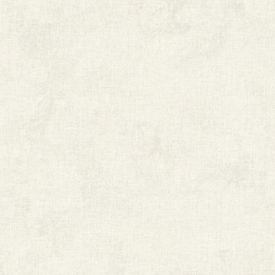 As Creation Bricoflor Non-Woven WallpaperPlain Wallpaper In BeigeCreamWhite10,05 X 0,53 M