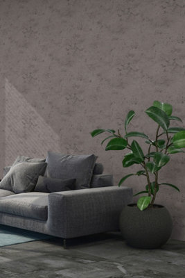 As Creation Bricoflor Non-Woven WallpaperConcrete Wallpaper In BeigeCreamGrey10,05 X 0,53 M from B&Q
