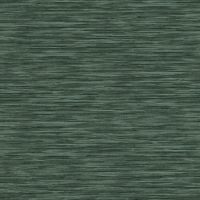 B&Q -  Weave Effect Dark Moss Green Horizontal Stripe WallpaperWashable Vinyl Non-Woven Wallpaper