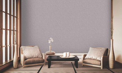 As Creation Bricoflor Non-Woven WallpaperPlain Wallpaper In GreyTaupe10,05 X 0,53 M from B&Q