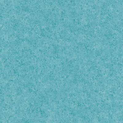 As Creation Bricoflor Non-Woven WallpaperPlain Wallpaper In BlueTurquoise10,05 X 0,53 M from B&Q
