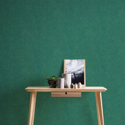 B&Q -  Havana Green Blue Texture Textured Wallpaper